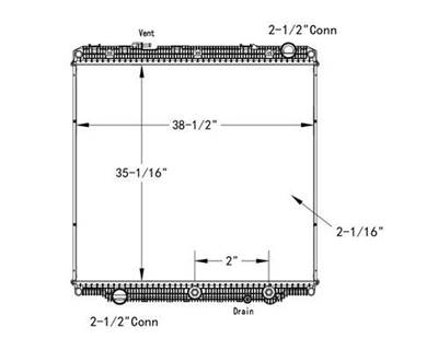Freightliner Cascadia Radiator