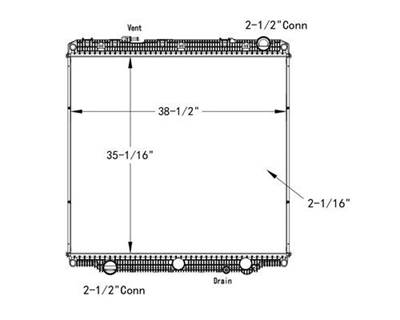 Freightliner Cascadia Radiator