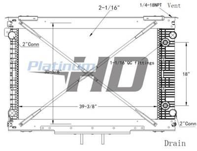 Freightliner M2 106 Radiator