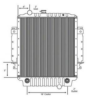 Freightliner MT35 Radiator