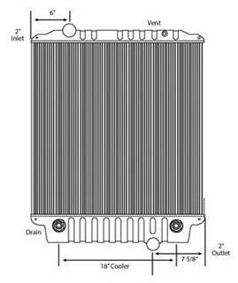 Freightliner MT45 Radiator