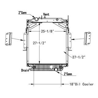 Freightliner MT45 Radiator