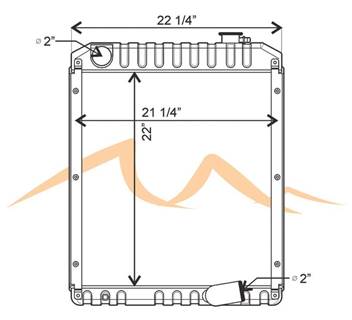 Freightliner MT45 Radiator