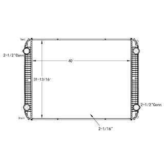 Freightliner S2C Radiator