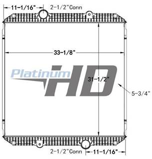Gillig CITY TRANSIT BUS Radiator