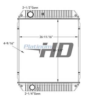 Gillig TRANSIT COACH SCHOOL BUS Radiator