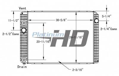International 4300 Radiator