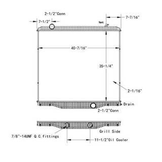 International HX520 Radiator
