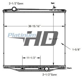 International LT Radiator
