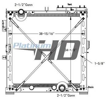 International LT Radiator