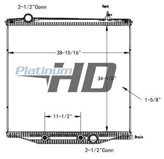 International LT Radiator