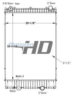 International MV Radiator