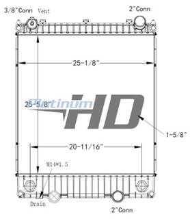International MV Radiator
