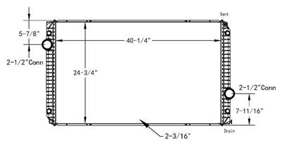 International ProStar Radiator