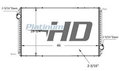 International RE Radiator