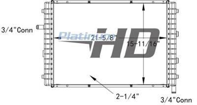 International RE Radiator