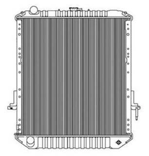 Isuzu NPR Radiator for a Keystone HDC010284
