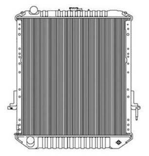 Isuzu NPR Radiator for a Keystone HDC010284