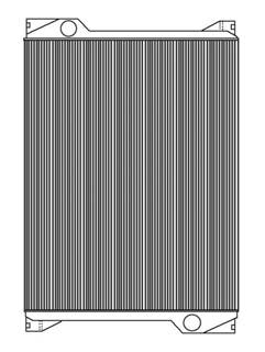 Kenworth T400B Radiator for a Keystone HDC010224