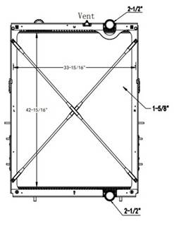 Kenworth T680 Radiator