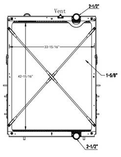 Kenworth T680 Radiator