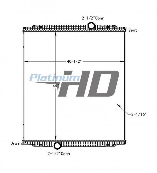 Kenworth T800 Radiator For Sale Stockton, CA KEY HDC011003PA