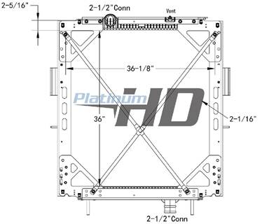 Kenworth W900 Radiator