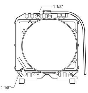 Kubota A-41 POWER UNIT Radiator