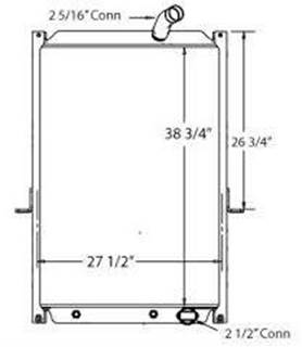 Mack LEU602 Radiator