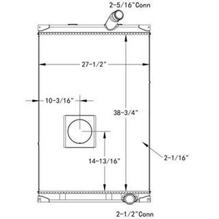Mack MRU602 Radiator