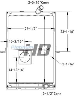 Mack MRU602 Radiator