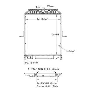 Nissan UD1800 Radiator for a Ud-Nissan UD1800