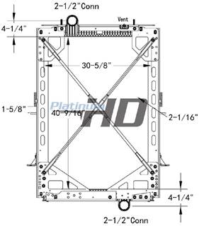 Peterbilt 320 Radiator