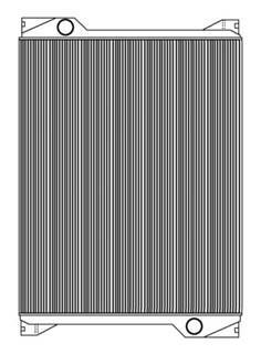 Peterbilt 362 Radiator for a Keystone HDC010188