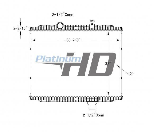 Peterbilt 365 Radiator For Sale Portland, OR KEY HDC010176PA
