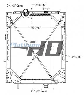Peterbilt 389 Radiator