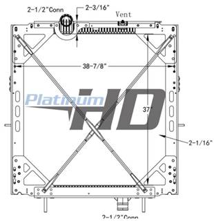 Peterbilt 567 Radiator