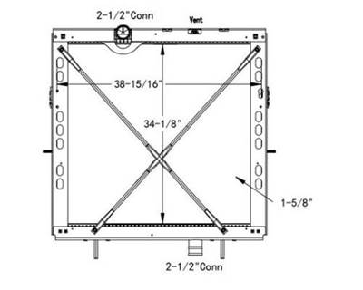 Peterbilt 579 Radiator