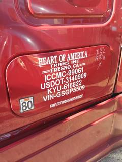 Freightliner Cascadia 125 Left Sleeper Door