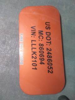 Freightliner Cascadia 126 Left Sleeper Door