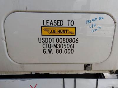 Freightliner Cascadia 126 Left Sleeper Door