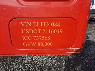 Freightliner Cascadia Left Sleeper Door