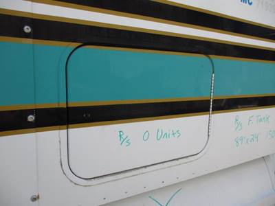 Freightliner Century Class 120 Right Sleeper Door for a Freightliner CENTURY 120