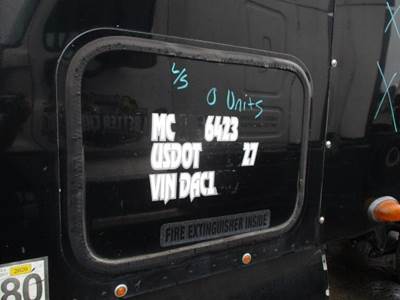 Freightliner Columbia 120 Left Sleeper Door