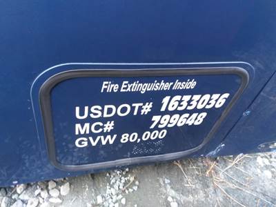 Freightliner Columbia 120 Left Sleeper Door