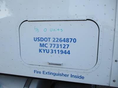 International 9200i Left Sleeper Door