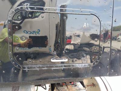 International 9200i Left Sleeper Door