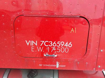 International 9400i Left Sleeper Door