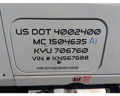 International LT Right Sleeper Door