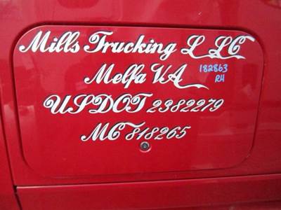 International ProStar Right Sleeper Door for a International PROSTAR 113